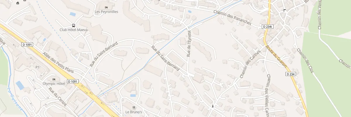 Plan du 687 Rue de l’Eyrette à Saint-Chaffrey