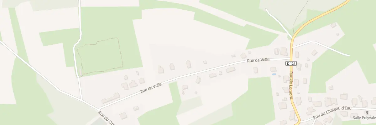 Plan du 6B Rue de la Velle à Faymont