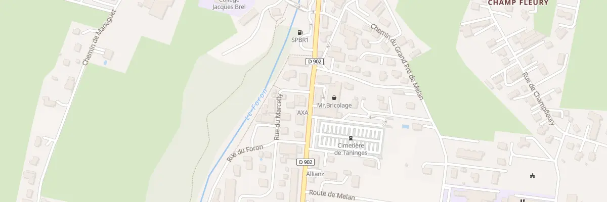 Plan du 13 Rue du Marcelly à Taninges