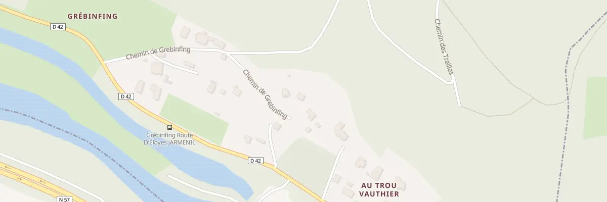 Plan du 15 Che de Grebinfing à Jarménil