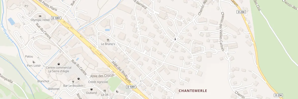 Plan du 253 Rue de l’Eyrette à Saint-Chaffrey