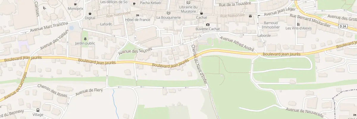 Plan du 42 Bd Jean Jaures à Évian-les-Bains