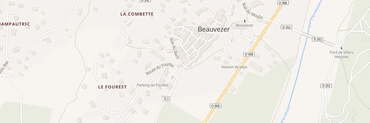 Plan du 107 Rue du Barri à Beauvezer