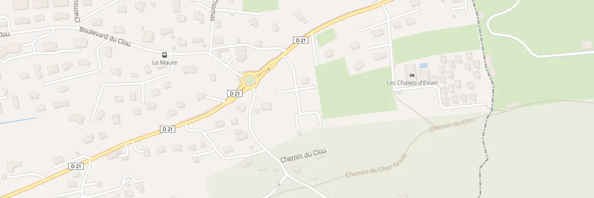 Plan du 43 Rte de la Corniche à Évian-les-Bains