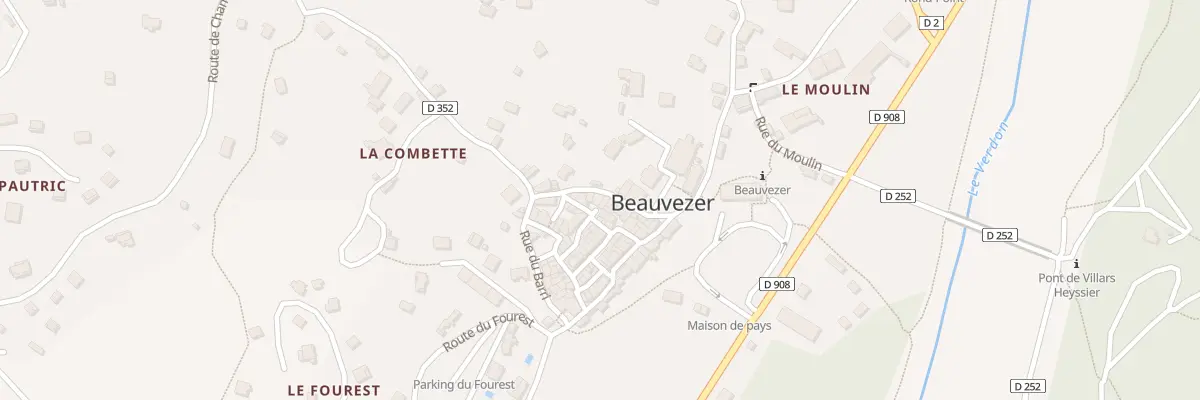Plan du 12 Pl de la Forge à Beauvezer