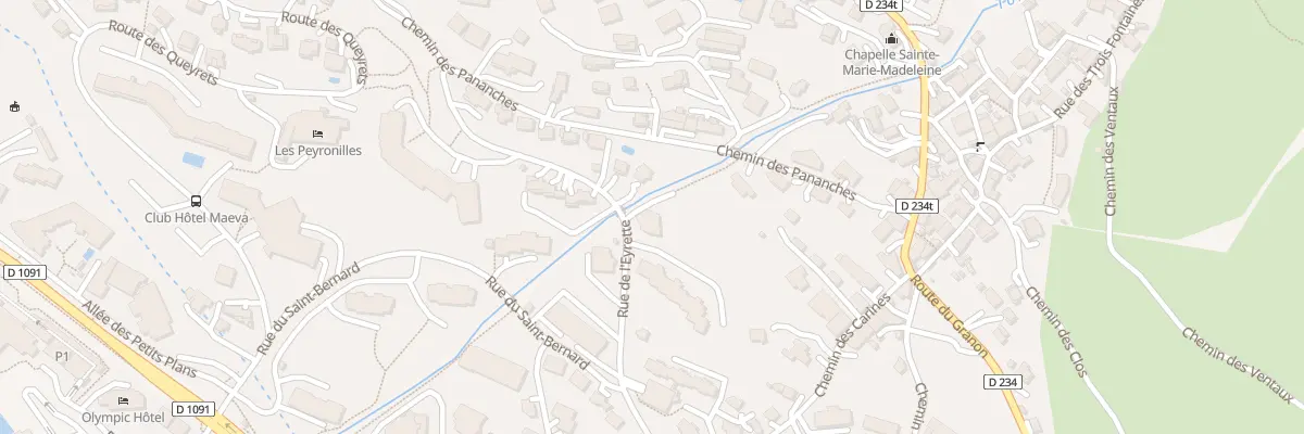 Plan du 776 Rue de l’Eyrette à Saint-Chaffrey