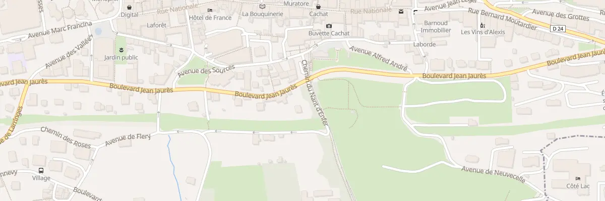 Plan du 55 Bd Jean Jaures à Évian-les-Bains