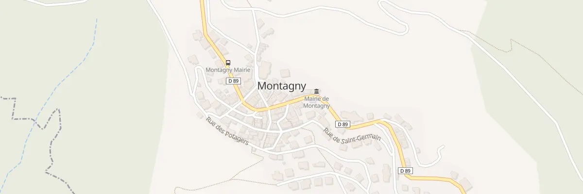 Plan du 43 Rue du Clocher à Montagny