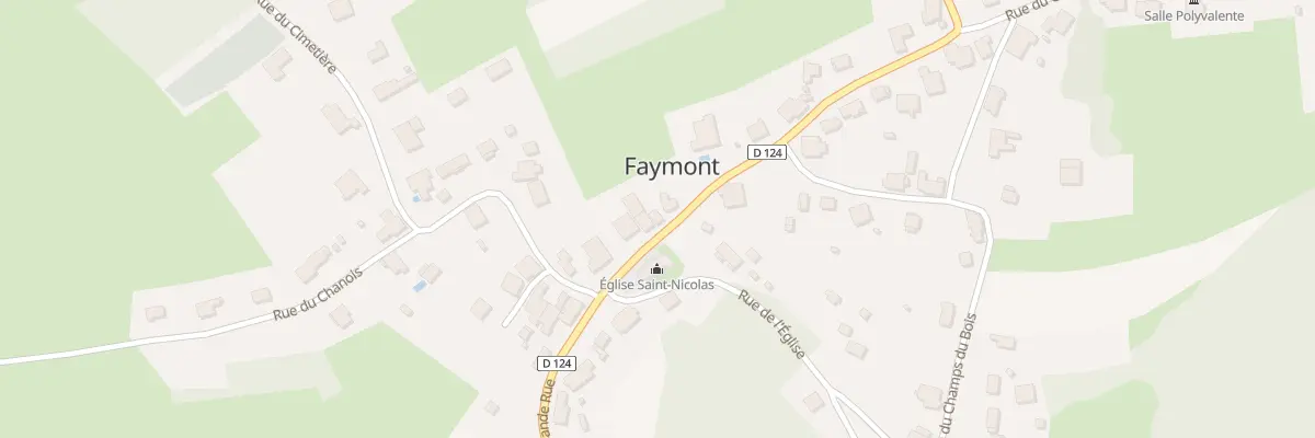 Plan du 17 Rue Grande Rue à Faymont