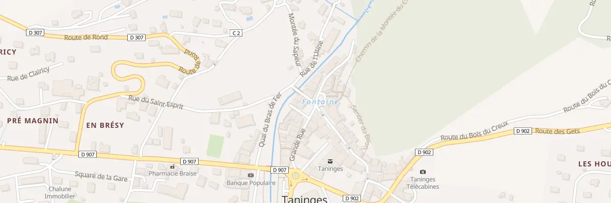 Plan du 3 Pl du Marche à Taninges