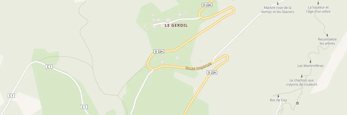 Plan du 1150 Rte Impériale à La Vernaz