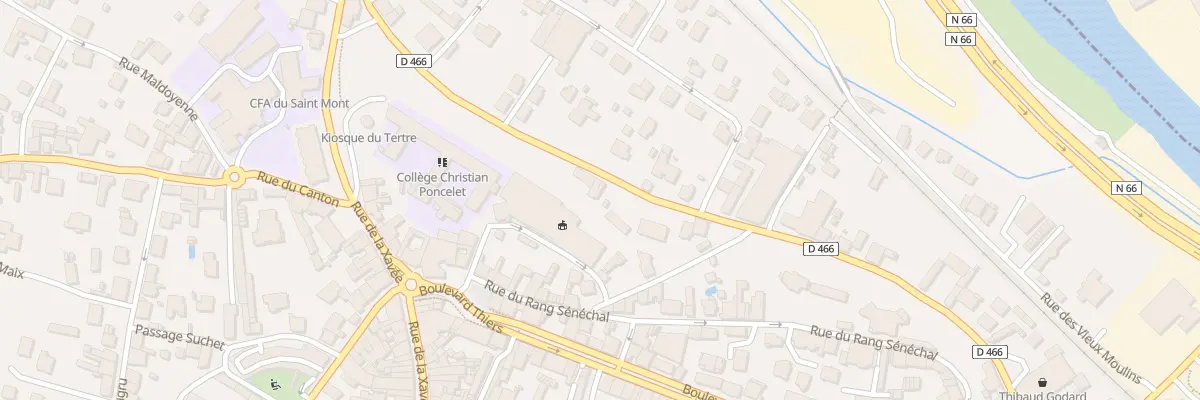 Plan du 27 Rue de la Joncherie à Remiremont