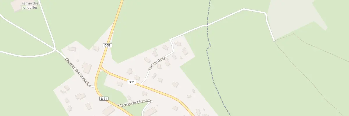 Plan du 6 Rue du Guty à Rahon
