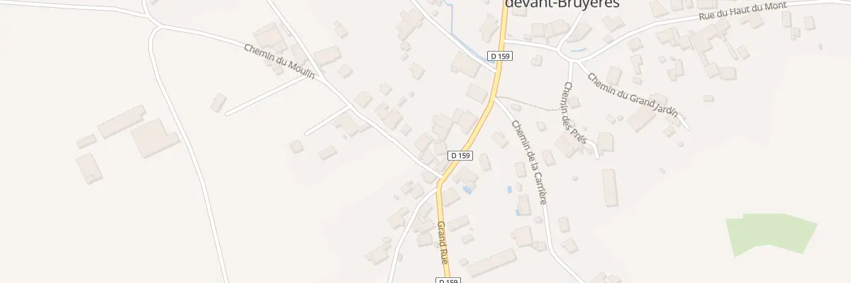 Plan du 6 Rue du Moulin à Charmois-devant-Bruyères