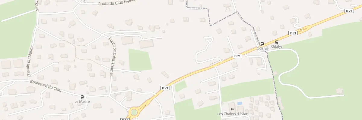 Plan du 12 Rte de la Corniche à Évian-les-Bains