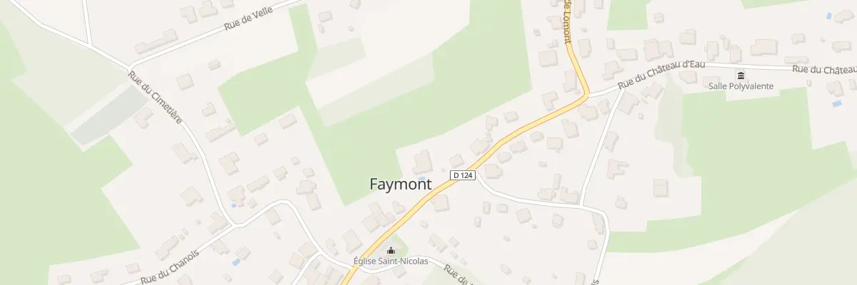 Plan du 19B Rue Grande Rue à Faymont