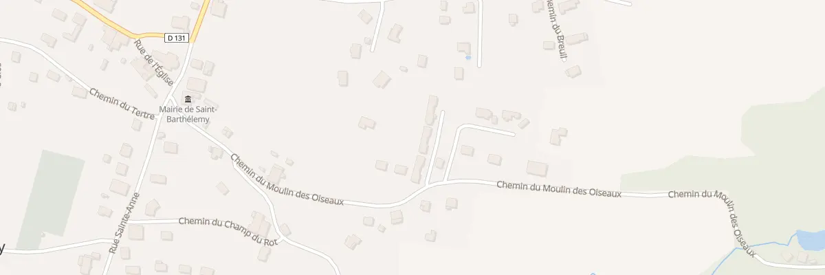 Plan du 5 Che du Moulin des Oiseaux à Saint-Barthélemy