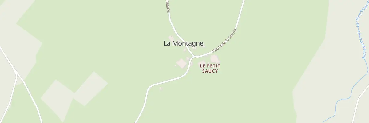 Plan du 5004 Le Petit Saucy à La Montagne
