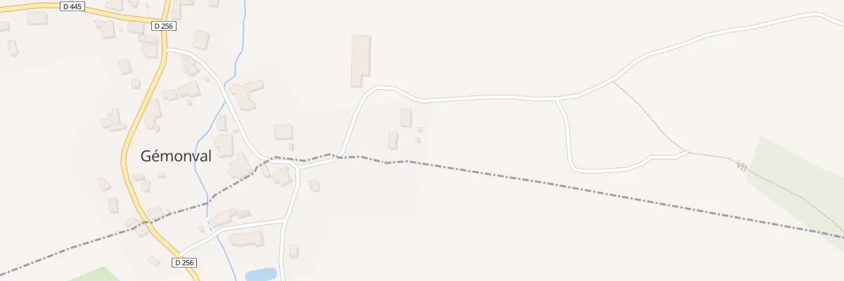 Plan du 8 Rue du Bout Dessous à Gémonval