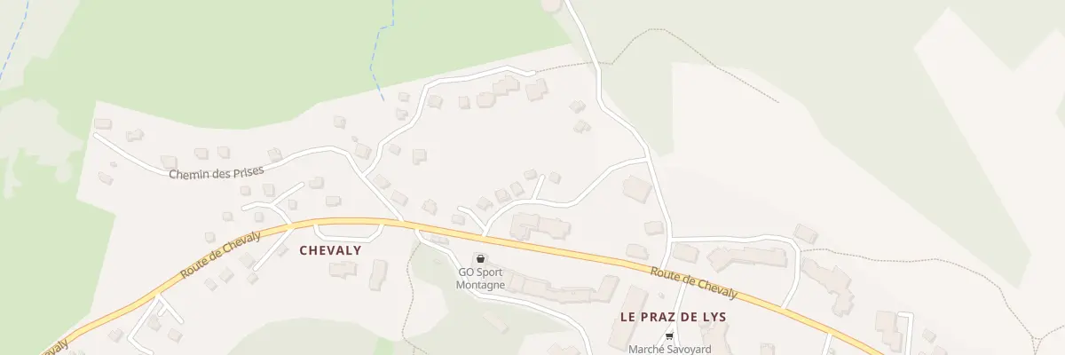 Plan du 63 Che des Beuloz à Taninges
