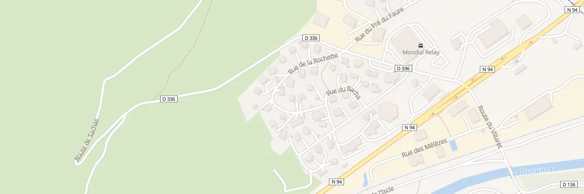 Plan du 16 Rue de la Rochette à Saint-Martin-de-Queyrières