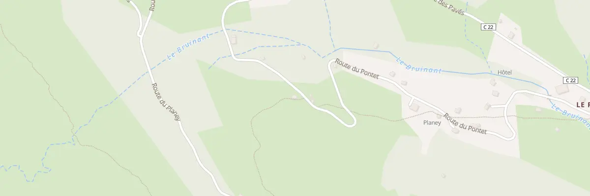 Plan du 1428 Rte du Pontet à Taninges