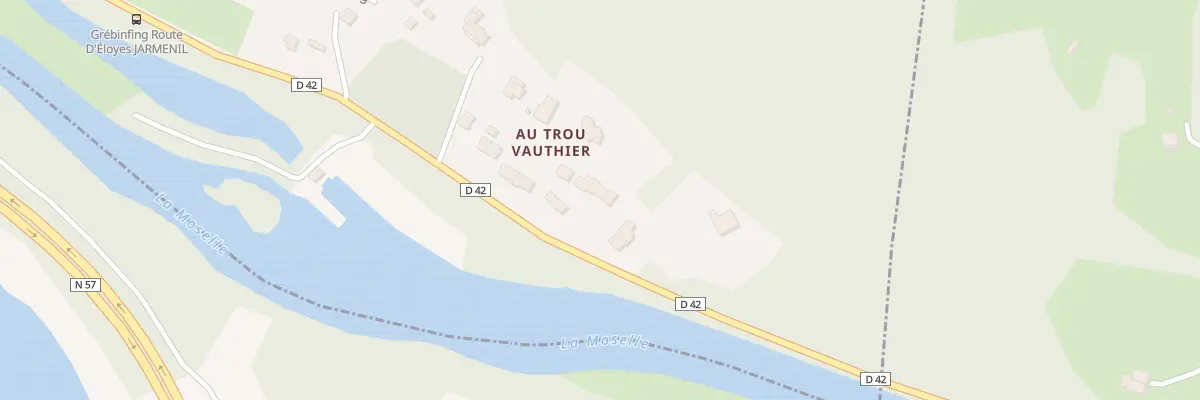 Plan du 45 Rte d’Eloyes à Jarménil