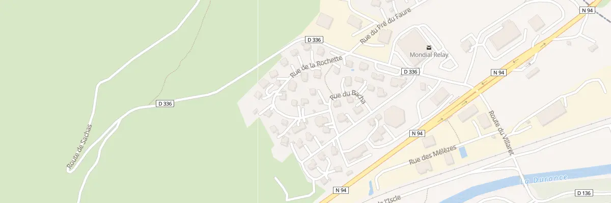 Plan du 15 Rue de la Rochette à Saint-Martin-de-Queyrières