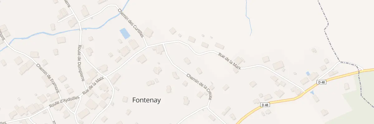 Plan du 3 Che de la Creuse à Fontenay