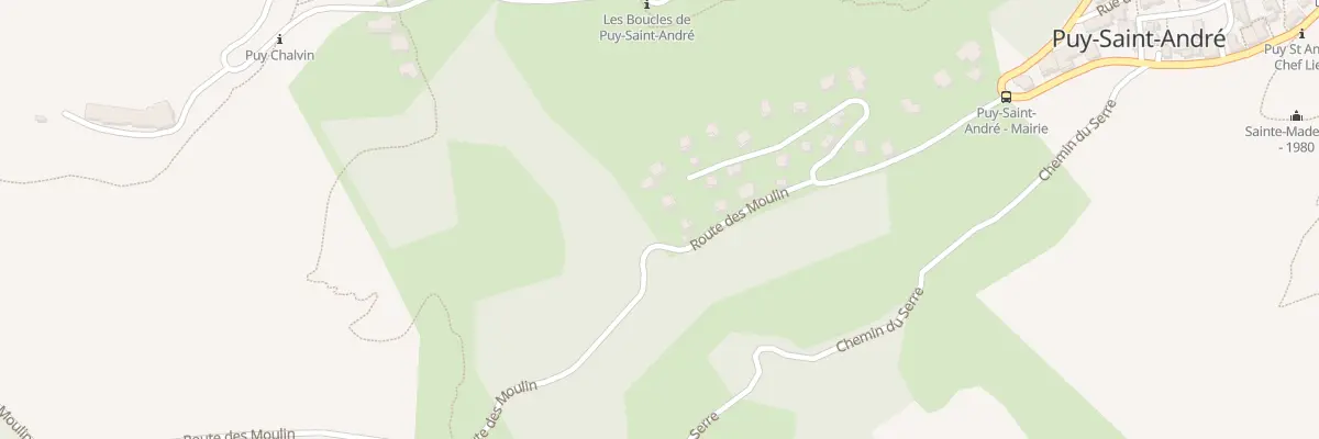 Plan du 5500 Le Villaret à Puy-Saint-André