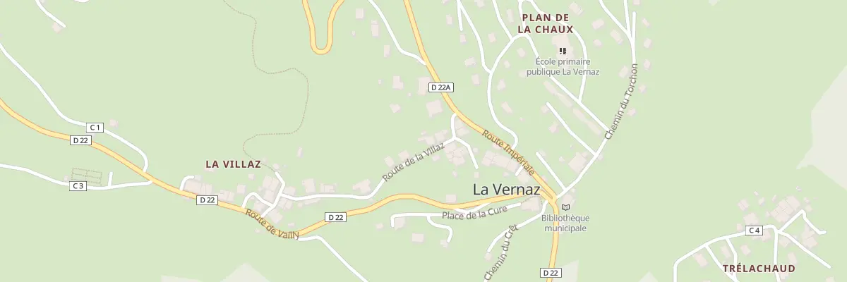 Plan du 50 Rte de la Villaz à La Vernaz