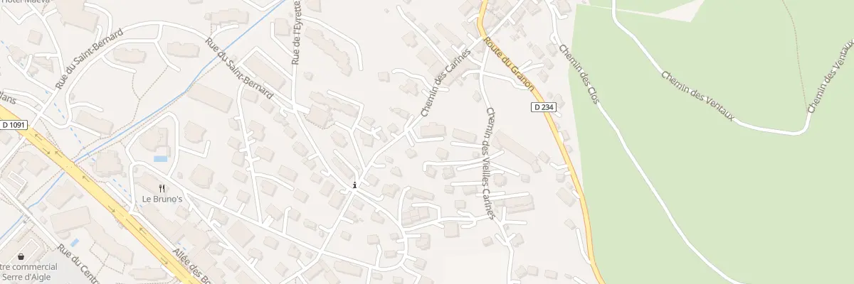 Plan du 328 Che des Carines à Saint-Chaffrey
