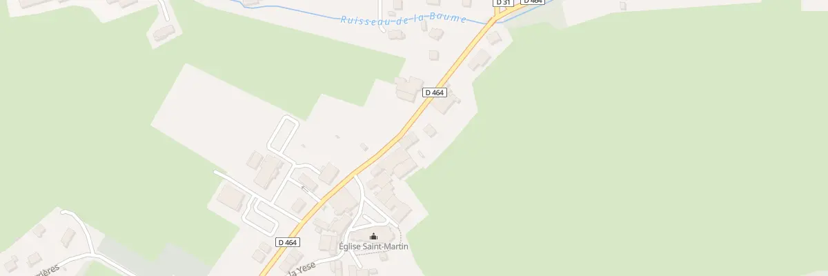 Plan du 7 Rue Mal de Lattre de Tassigny à Sancey