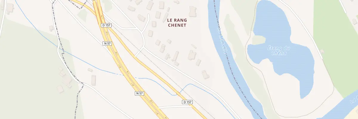 Plan du Rang Chenet à Saint-Nabord