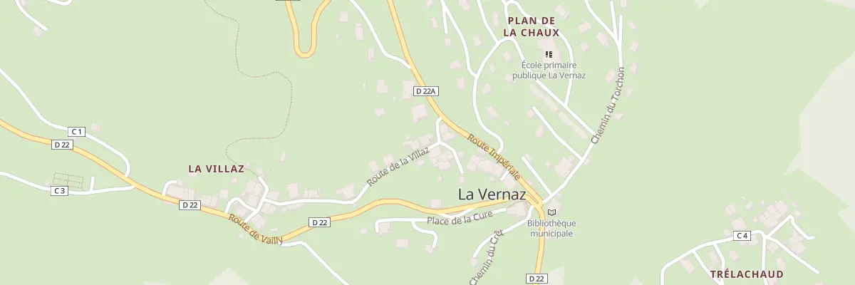 Plan du 5038 La Vernaz à La Vernaz