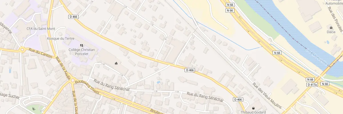 Plan du 32 Rue de la Joncherie à Remiremont