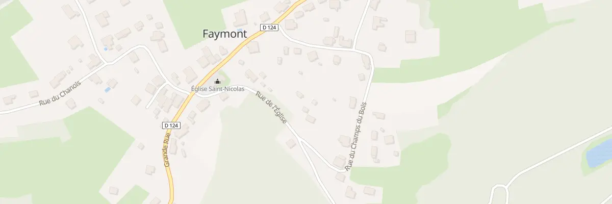 Plan du 8B Rue des Champs du Bois à Faymont