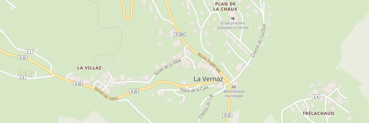 Plan du 6 Imp du Chef Lieu à La Vernaz