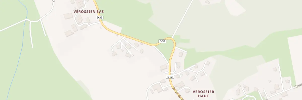 Plan du 472A Rte de Verossier à Larringes