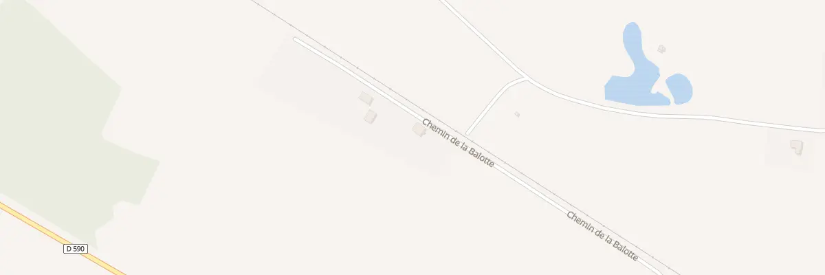 Plan du 2 Che de la Balotte à Laronxe