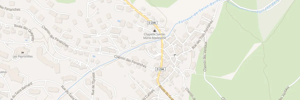 Plan du 981 Rte du Granon à Saint-Chaffrey