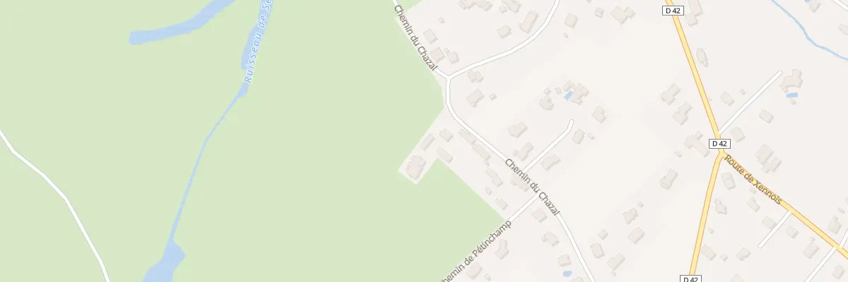 Plan du 41 Che du Chazal à Saint-Étienne-lès-Remiremont