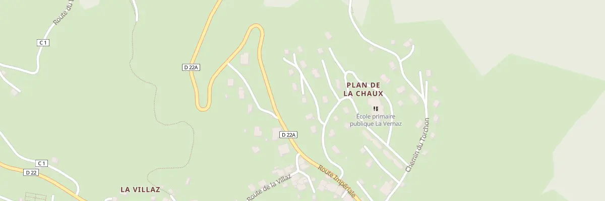 Plan du 71 Che Vers la Chaux à La Vernaz