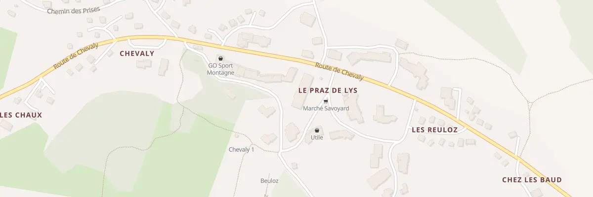 Plan du 5 Pl du Haut Fleury à Taninges