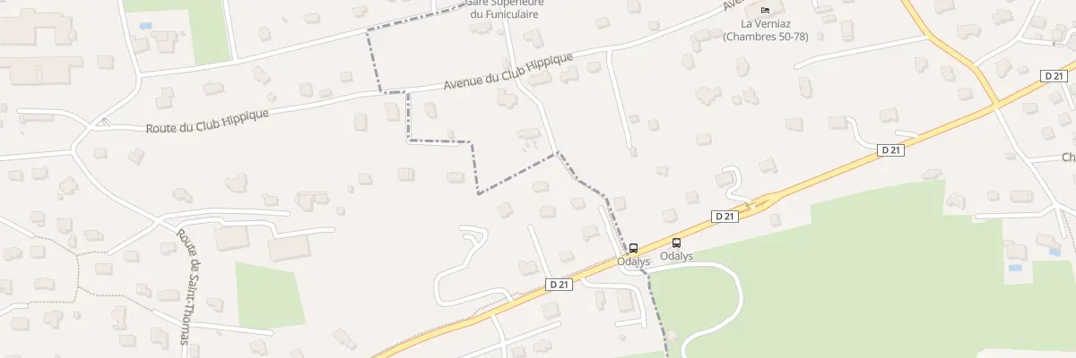 Plan du 6B Rte de la Corniche à Évian-les-Bains