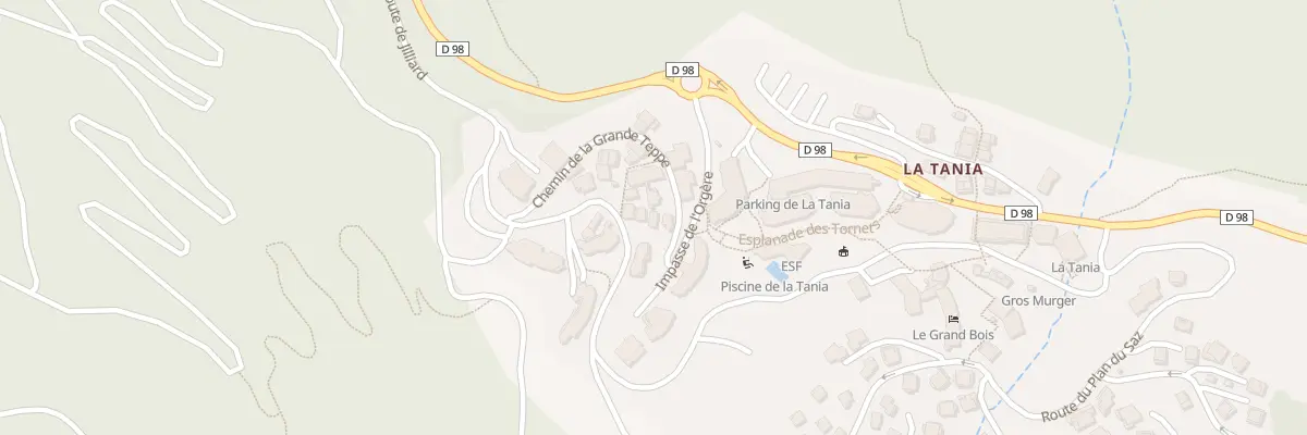 Plan du 395 Rte de Jilliard à Courchevel