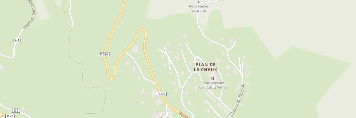 Plan du 5141 Plan de la chaux à La Vernaz