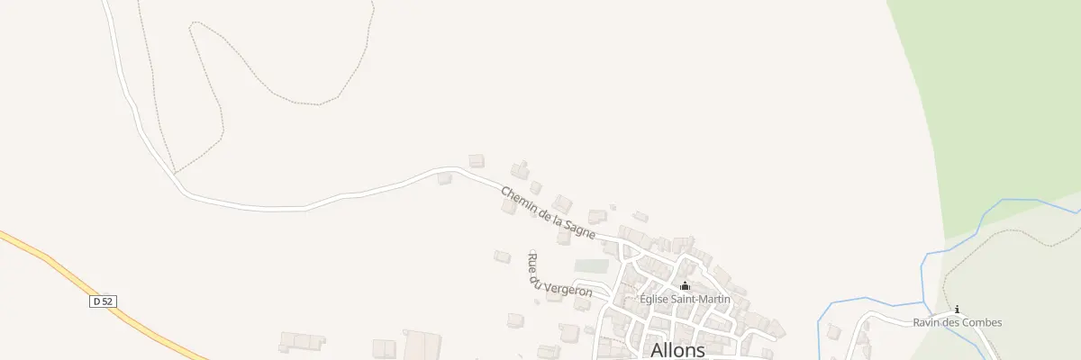 Plan du 5071 Sur la Croix à Allons