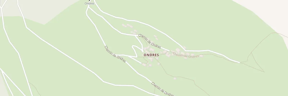 Plan du 28 Ondres à Thorame-Haute