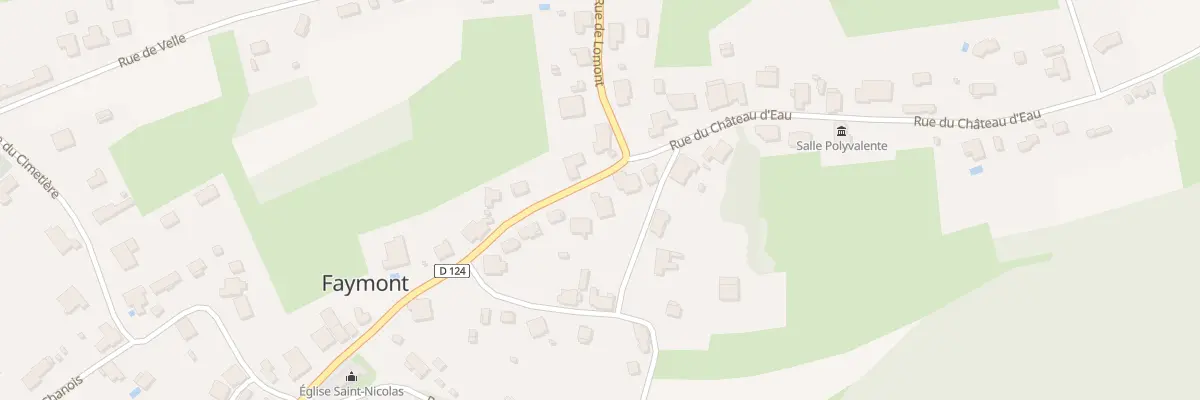 Plan du 26 Rue Grande Rue à Faymont